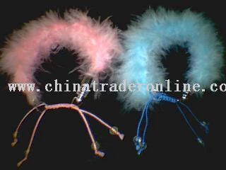 Flashing feather bracelet from China